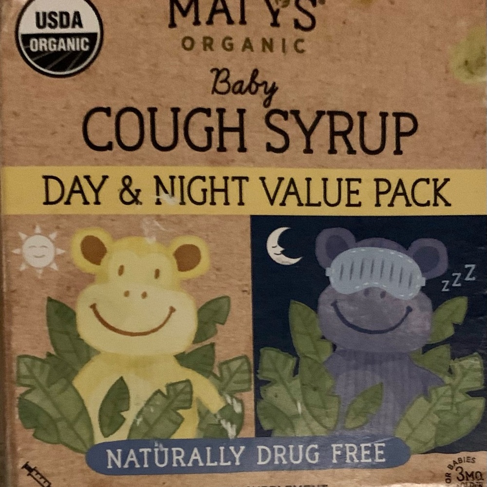 ORGANIC Baby Cough Syrup Day/ Night